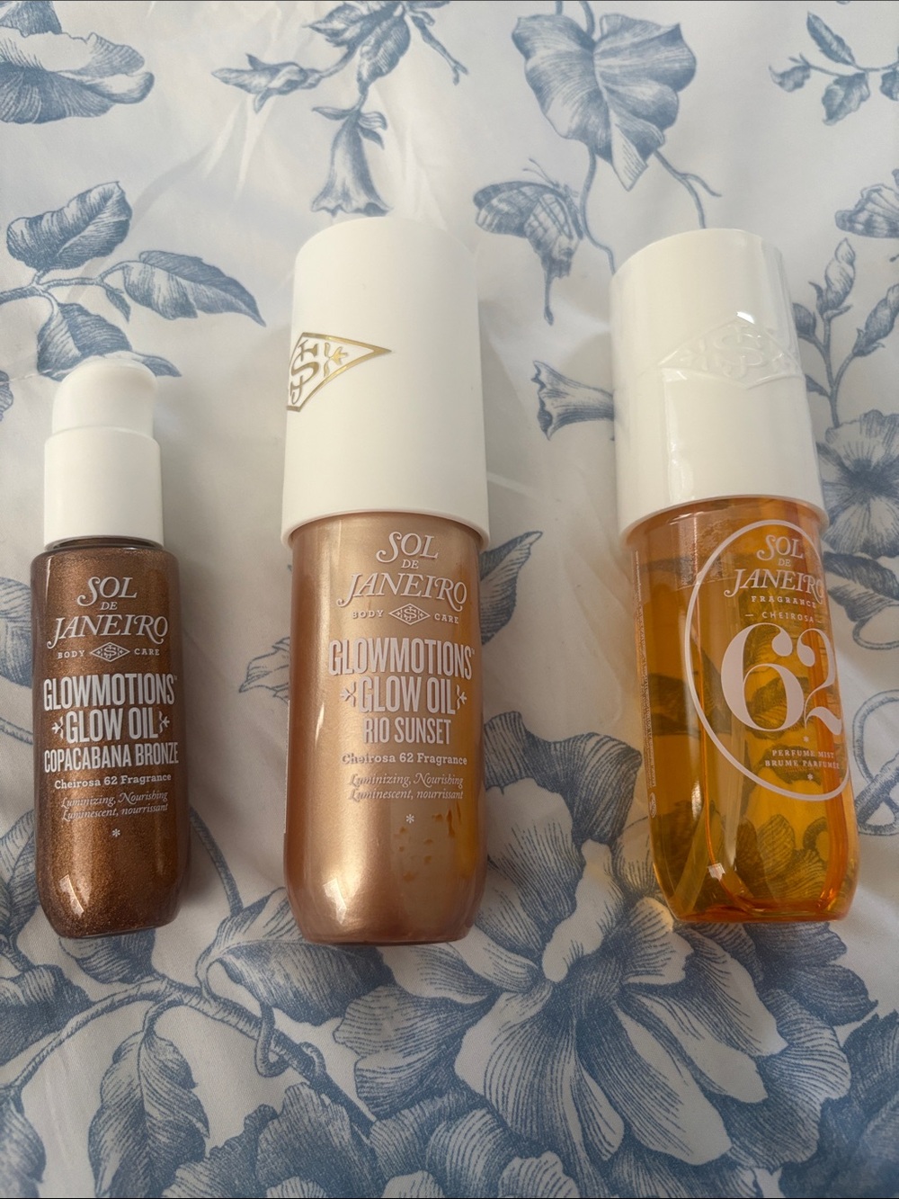 Sol de Janeiro Glowmotions & 62 Mist Trio — Copacabana Bronze, Rio Sunset, 62